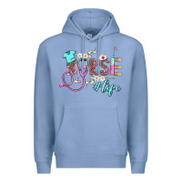 Colony Blue nurse life Premium Hoodie - BarkalooDesign
