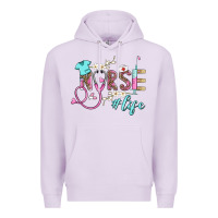 Lilac nurse life Premium Hoodie - BarkalooDesign