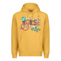 Mustard nurse life Premium Hoodie - BarkalooDesign