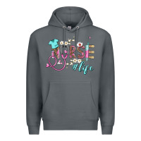 Rock nurse life Premium Hoodie - BarkalooDesign