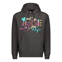 Smoke nurse life Premium Hoodie - BarkalooDesign