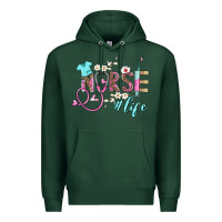 Sports Green nurse life Premium Hoodie - BarkalooDesign
