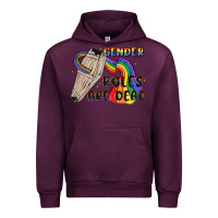Mauve Wine gender roles are dead Urban Hoodie - MaliasSmallBusiness