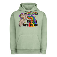 Pigment Oil Green gender roles are dead Urban Hoodie - MaliasSmallBusiness