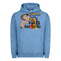 Pigment Pebble Blue gender roles are dead Urban Hoodie - MaliasSmallBusiness