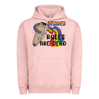 Pigment Salmon gender roles are dead Urban Hoodie - MaliasSmallBusiness
