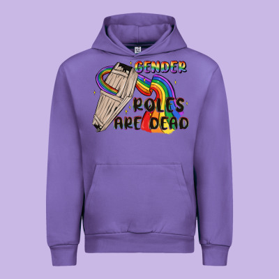 Gender Roles Are Dead Urban Hoodie Designed By Maliassmallbusiness