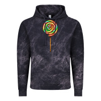 Cloud Black rainbow lollipop Vintage Hoodie - AdoDesignShop