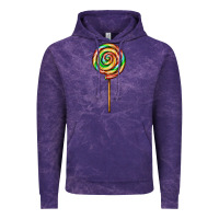 Cloud Purple rainbow lollipop Vintage Hoodie - AdoDesignShop