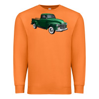 Carrot western green truck right 34 view 1 Premium Sweatshirt - FaDigitalArtStudio