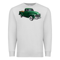 Dove Grey western green truck right 34 view 1 Premium Sweatshirt - FaDigitalArtStudio