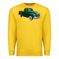 Lemon western green truck right 34 view 1 Premium Sweatshirt - FaDigitalArtStudio