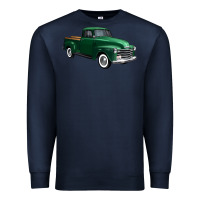 Navy western green truck right 34 view 1 Premium Sweatshirt - FaDigitalArtStudio