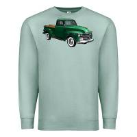 Seafoam western green truck right 34 view 1 Premium Sweatshirt - FaDigitalArtStudio