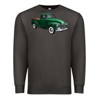 Smoke western green truck right 34 view 1 Premium Sweatshirt - FaDigitalArtStudio