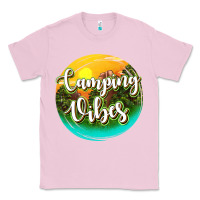 Bubblegum Pink camping vibes Classic Tee - texasbilliewilder
