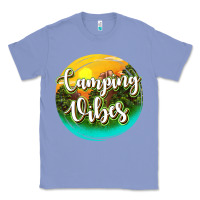 Colony Blue camping vibes Classic Tee - texasbilliewilder