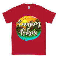 Red camping vibes Classic Tee - texasbilliewilder