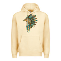 Pina Colada indian leopard headdress blue Premium Hoodie - BarkalooDesign