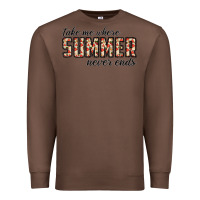 Chestnut take me where summer never ends Premium Sweatshirt - CowhideDigitalArt