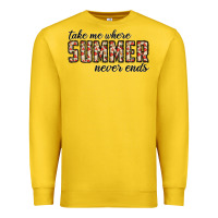 Lemon take me where summer never ends Premium Sweatshirt - CowhideDigitalArt