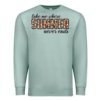 Seafoam take me where summer never ends Premium Sweatshirt - CowhideDigitalArt
