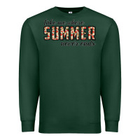 Sports Green take me where summer never ends Premium Sweatshirt - CowhideDigitalArt
