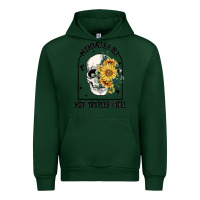 Forest Green mentally ill but totally chill Urban Hoodie - MaliasSmallBusiness