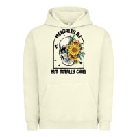 Pigment Pistachio mentally ill but totally chill Urban Hoodie - MaliasSmallBusiness