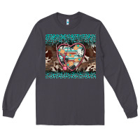 Smoke western nurse stethoscope turquoise leopardes Long Sleeve Tee - BarkalooDesign