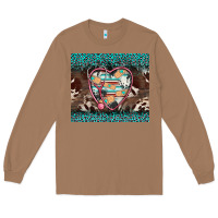 Toasted Coconut western nurse stethoscope turquoise leopardes Long Sleeve Tee - BarkalooDesign