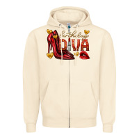 Sandshell birthday diva Zipper Hoodie - texasbilliewilder