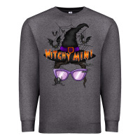 Charcoal Heather witchy mini Premium Sweatshirt - RacoonDesign