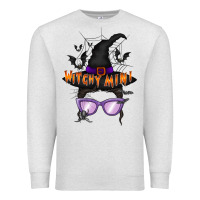 Oatmeal Heather witchy mini Premium Sweatshirt - RacoonDesign