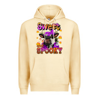 Pina Colada sweet and spooky halloween cow Premium Hoodie - Jasminsmagicworld