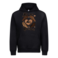 Foreset Green we are all humans Urban Hoodie - MaliasSmallBusiness