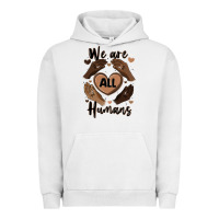 Pigment Lunar Rock we are all humans Urban Hoodie - MaliasSmallBusiness