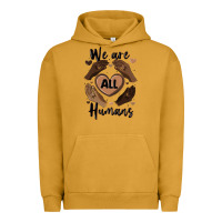 Pigment Peanut Butter we are all humans Urban Hoodie - MaliasSmallBusiness