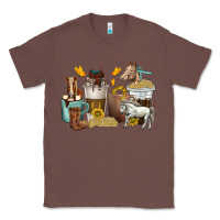 Chestnut coffee cups horses Classic Tee - texasbilliewilder