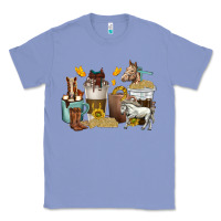 Colony Blue coffee cups horses Classic Tee - texasbilliewilder