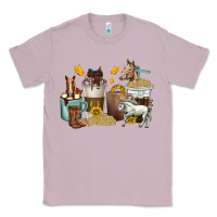 Lilac coffee cups horses Classic Tee - texasbilliewilder