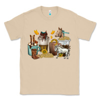 Mushroom coffee cups horses Classic Tee - texasbilliewilder