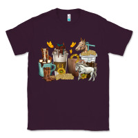 Plum coffee cups horses Classic Tee - texasbilliewilder