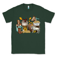 Sports Green coffee cups horses Classic Tee - texasbilliewilder