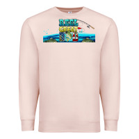 Pale Pink reel great dad  libbey glass Premium Sweatshirt - HRA Design Shop