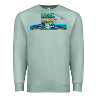 Seafoam reel great dad  libbey glass Premium Sweatshirt - HRA Design Shop