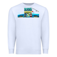 White reel great dad  libbey glass Premium Sweatshirt - HRA Design Shop