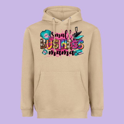 Small Business Mama Heavyweight Hoodie Designed By Zillion Design Studio