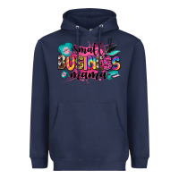 Navy small business mama Heavyweight Hoodie - Zillion Design Studio