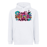 White small business mama Heavyweight Hoodie - Zillion Design Studio